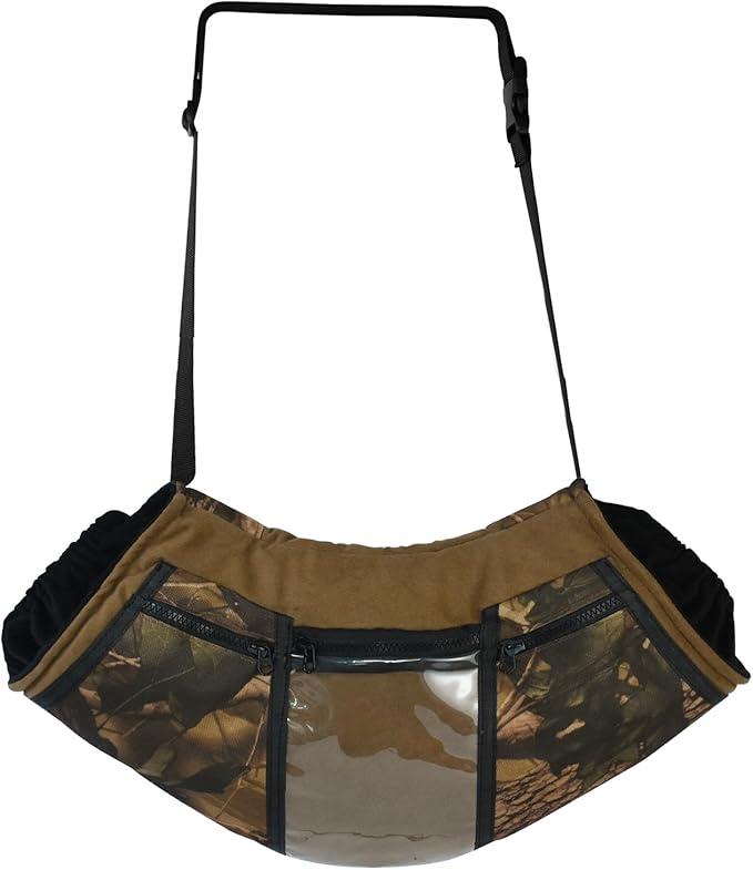Camo Hunting Hand Warmer Pouch, Polar Fleece Warm Hand Muff Insulated Hunter Hands Warming Pouch