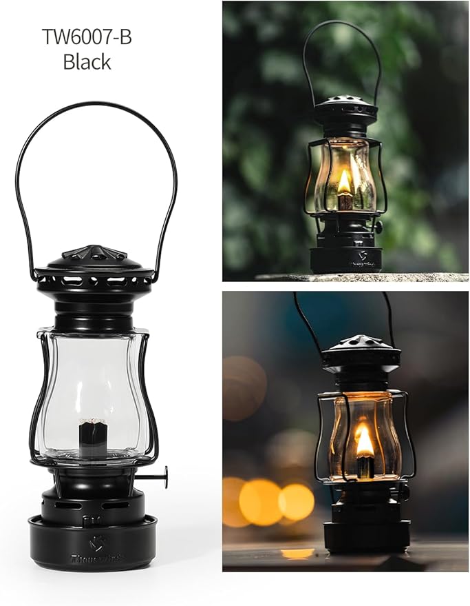 Vintage Oil Lantern, Waterproof Fuel Lantern with Carry Handle, for Outdoor Camping Hiking Patio