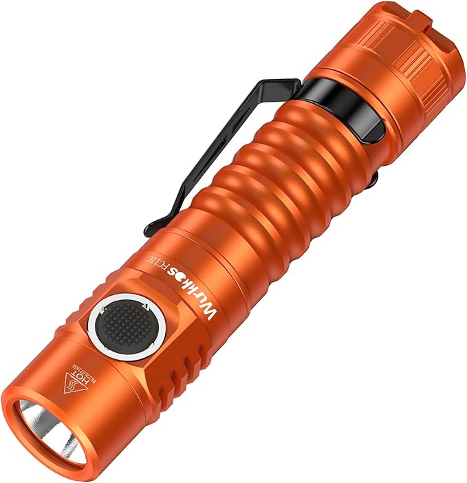 Wurkkos FC11C Led Flashlight Rechargeable High Lumen 1200, Small Powerful Flashlight USB C, Super