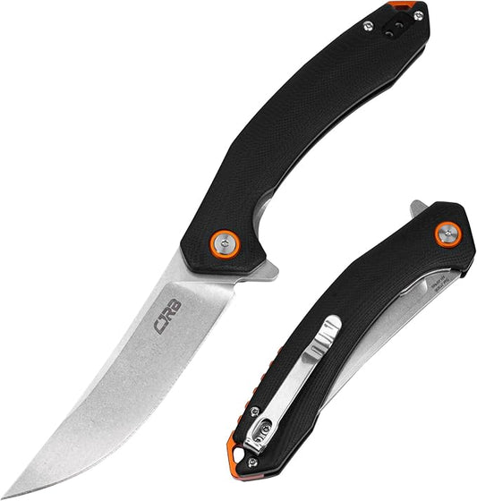 CJRB Folding Knife Gobi (J1906) AR-RPM9 Powder Steel G10 Handle Pocket Knife EDC Knife Black