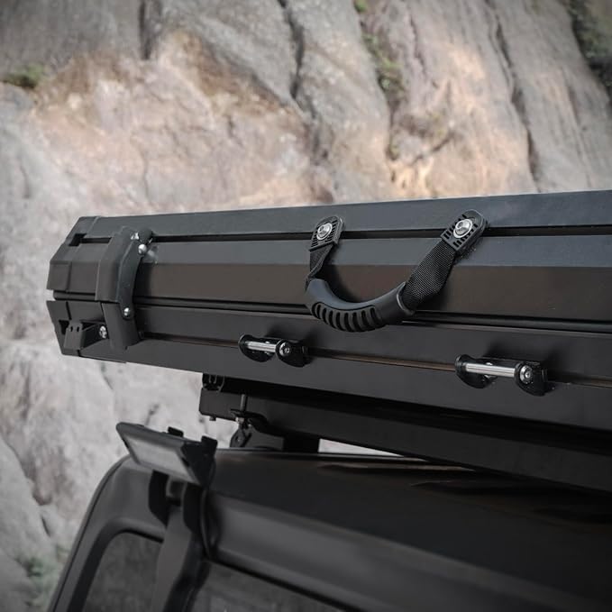 Hardshell Rooftop Tent, Car Roof Tent for Camping, Jeep, SUV, Van, with Aluminum Alloy Shell, 300D