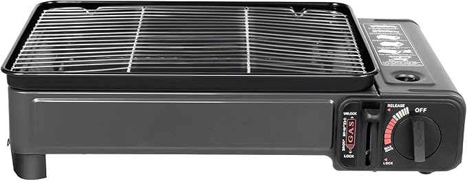 Portable Gas Grill Butane Stove,Portable Camping Grill Gas Stove,Butane Gas Stove,Free Standing BBQ