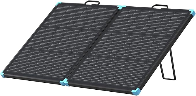 Renogy 100 Watt Solar Panel Suitcase, N-Type 100W Portable Foldable Solar Panels, 25% High
