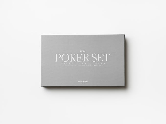 PrintWorks Classic Poker Set ??Includes Chips, Playing Cards, Storage Case & Multilingual