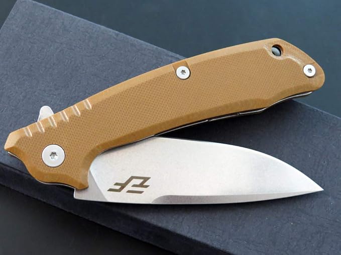 Eafengrow EF223 Folding Knife D2 Blade with G10 Handle Multi Pocket Knife Survival Outdoor Camping