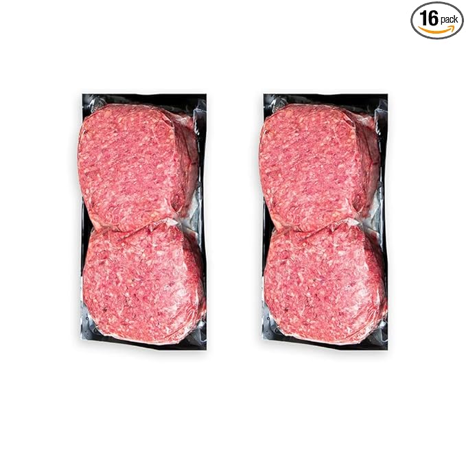 Nebraska Star Beef 1/2 lb Prestige Angus Ground Beef Patties (16x 1/2lb Patties)…