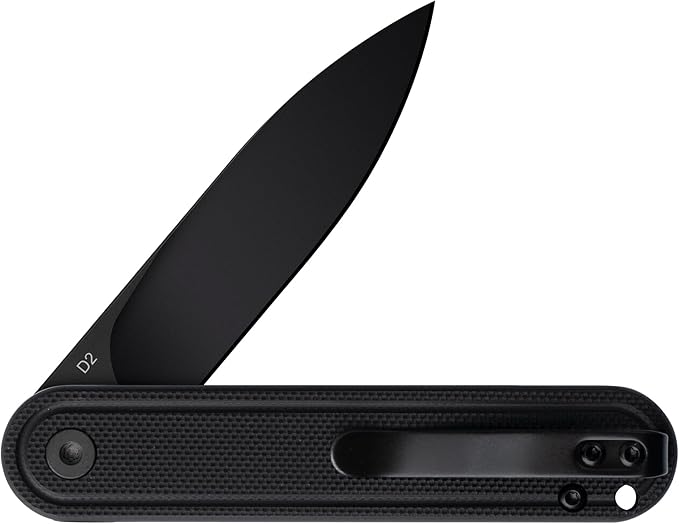 G040 Pocket Knife, 2.75'' D2 Steel Blade G10 handle, Small EDC Knife with Pocket Clip for Men
