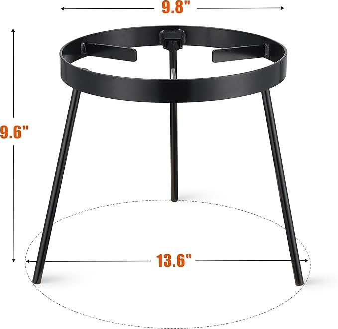 Campfire Tripod for Cooking - Campfire Cooking Equipment, Outdoor Fire Pit Stand, High Temperature