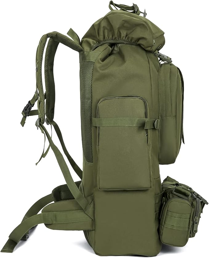 100L Camping Hiking Backpack,Molle military Tactical rucksack backpack,Waterproof Lightweight