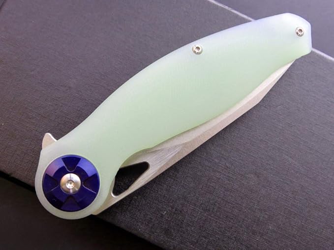 Eafengrow EF76 Ball Bearing Folding Knife for Camping EDC Pocket Knife with G10 Handle & D2