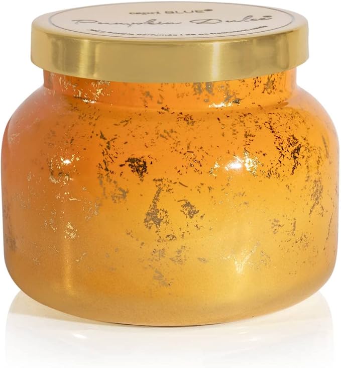 Capri Blue Glimmer Jar Candles - Luxury Holiday Scented Candles for Home - Long Lasting Soy Wax