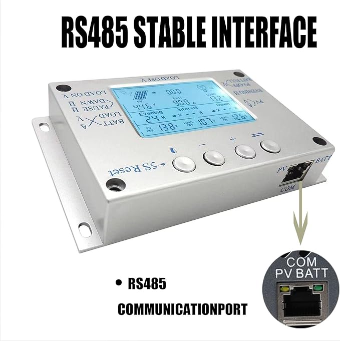 MPPT 30A 40A 60A 80A 100A solar charge controller display, high-definition LCD numerical control