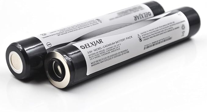 (2-Pack) 3.6V 1800mAh Ni-CD Rechargeable Battery Pack Replacement for Streamlight Stinger DS LED HP