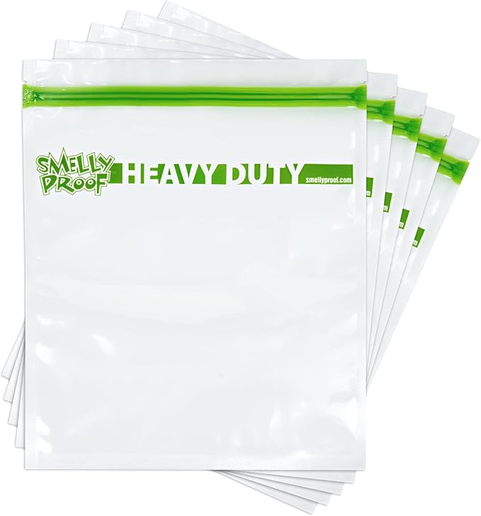 50pcs BULK DEAL, Reusable Extra HEAVY DUTY Bags Thick 5mil Reclosable Bags, BPA-Free, Washable