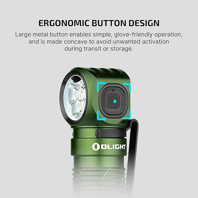 OLIGHT Perun 3 Rechargeable Headlamp Flashlight, 3000 Lumens LED Headlight with Red Light