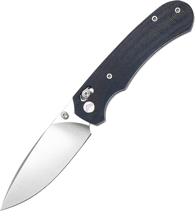 Folding Knife,Pocket Knife,3.31??154CM Blade,Erogonomic Canvas Micarta Handle,Survival Camping