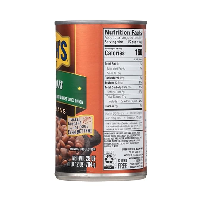 Bush's Best Baked Beans, Homey Onion Harmony Duo, 3 Homestyle Baked (28 Oz), 3 Onion Baked Beans