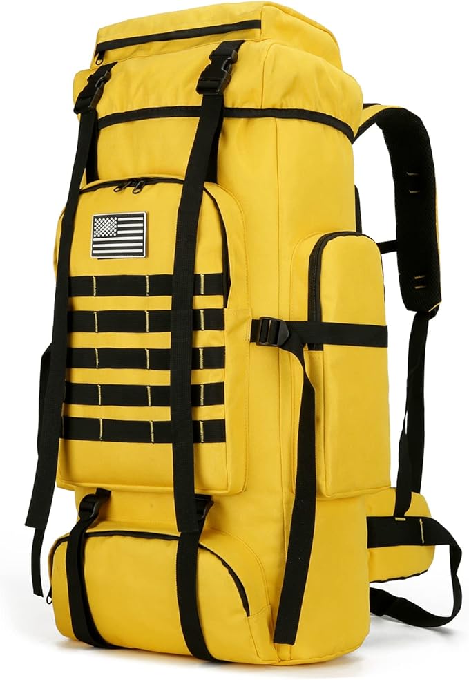 Hiking Backpack for Men 70L/100L Camping Backpack Military Rucksack Molle 3 Days Assault Pack for