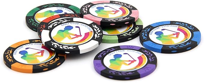 100 Premium Clay Poker Chips, Customized Your Image and Text, 11.5 Gram Casino Chips for Texas