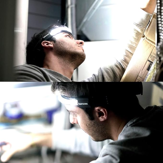 Orbit 2025 Edition Headlamp ??210° Wide Beam + 60° Focus Light, 1020 Lumens, USB-C Rechargeable