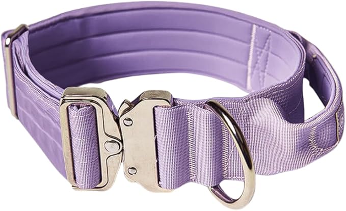 Spark Paws Tactical Dog Collar - Heavy Duty, Premium Quality, Thick and Durable for Large and