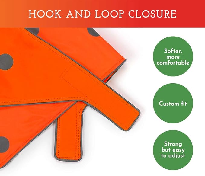 SPOT THE DOG! Reflective Dog Bandanas - High Visibility Safety Dog Accessories for Small, Large