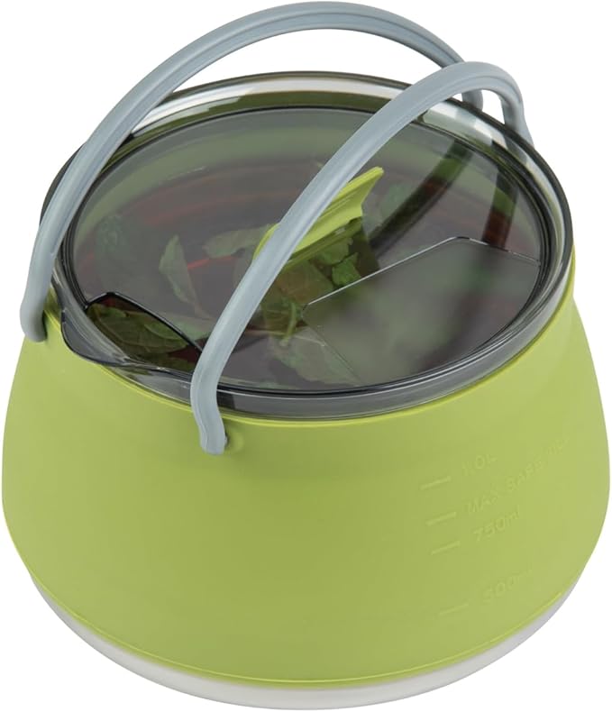 Restaurantware-Hi Tek 1 Liter Collapsible Camping Kettle, 20 Portable Cook Pots - With Perforated