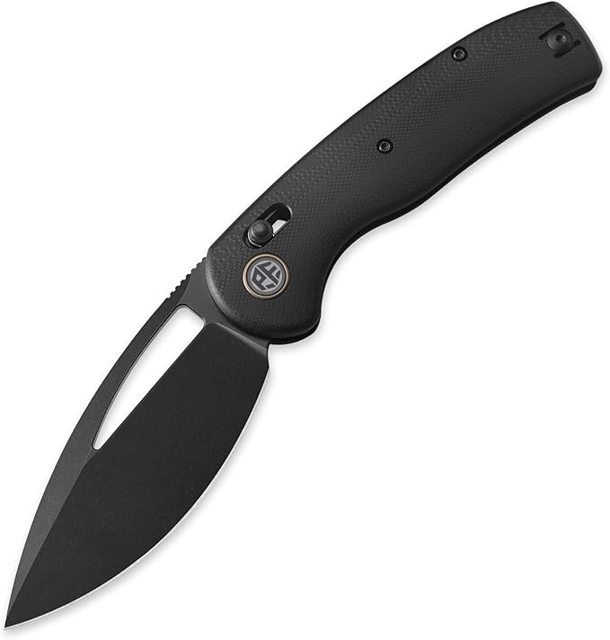 Petrified fish PFP13 Viper Folding Knife,3.5" K110 Steel Black Stonewashed Blade G10 Handle Pocket