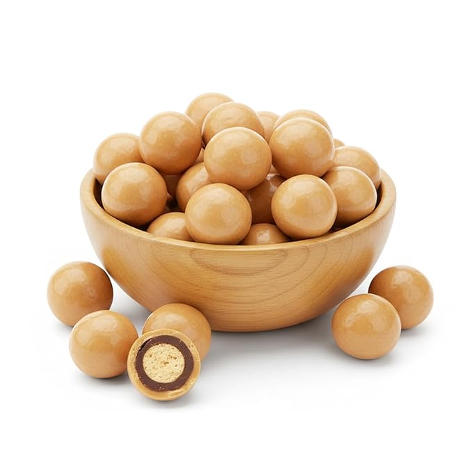 NY Spice Shop Peanut Butter Chocolate Malt Balls Party Decorations - 3 Pound Malted Milk Ball Candy