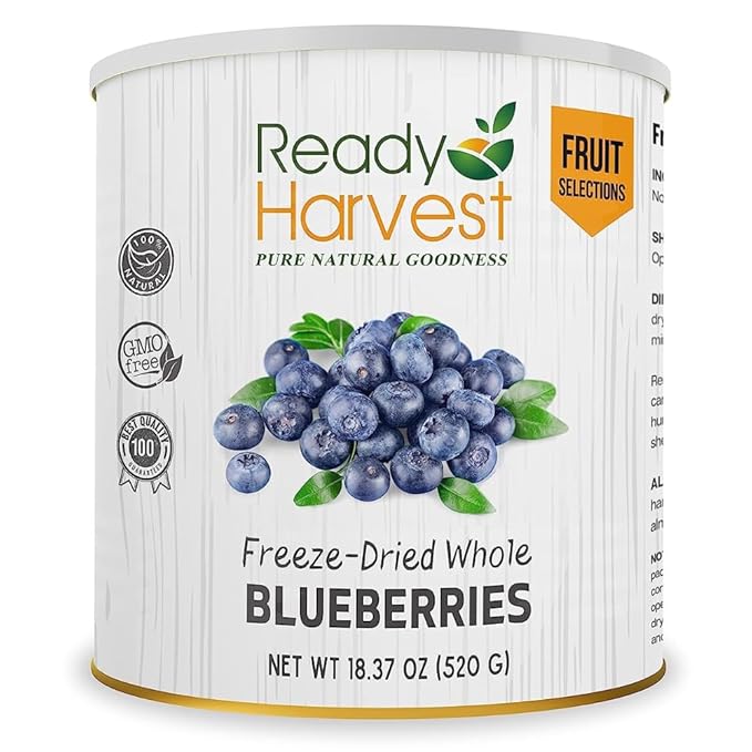 Ready Harvest Freeze-dried Blueberries Fruit Healthy Snacks Trail Mix Camping food, School Snacks
