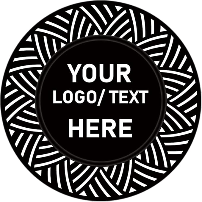 100 Custom Plastic Poker Chips, Print with Personalized Text, for Texas Hold'em Poker, Card Club or