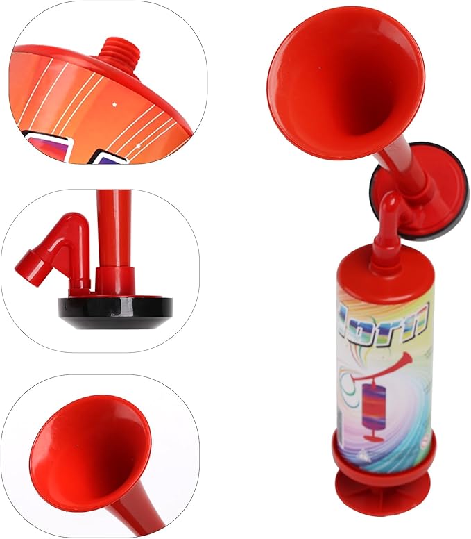 Air Horn Noise Maker Graduation Hand Push Horn Handheld Airhorn for Boats,Camping,Party Supplies