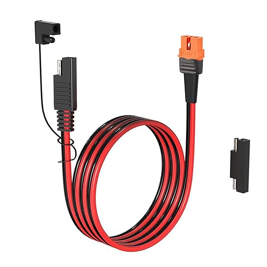 12AWG XT60i to SAE Adapter Extension Cable with SAE Polarity Reverse Adapter for Portable Power