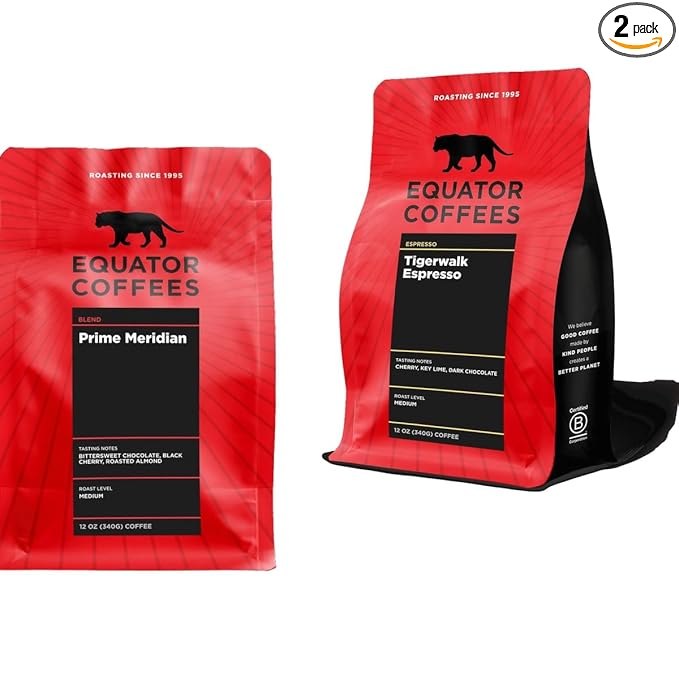 Bean Box Los Angeles Coffee Sampler, 2-Pack - Roasted by Equator Coffees, Gourmet Arabica Coffee