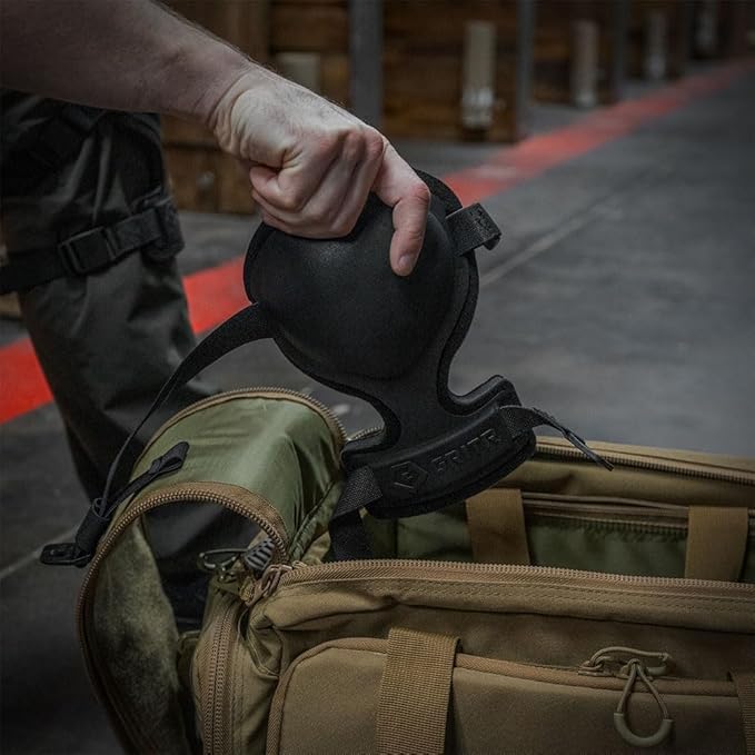 GRITR Tactical Knee Pads for Work, Hunting, Construction, Gardening, Paintball w/Foam Padding, Hard