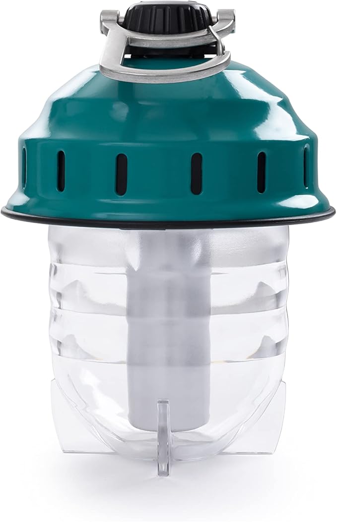 Barebones Beacon Hanging Light ??Teal, Rechargeable LED Camping Lantern with Adjustable Brightness