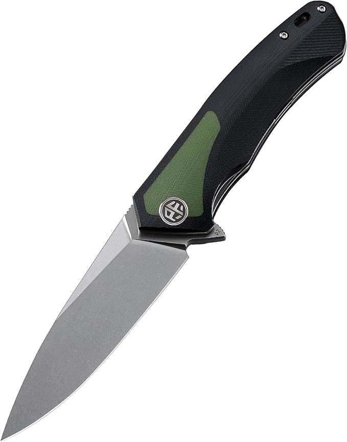 Petrified fish PF838 3.74" D2 steel folding knife outdoor tactical pocket knives G10 handle camping