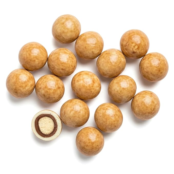NY Spice Shop Ultimate Malted Chocolate Malt Balls Party Decorations - 1 Pound Malted Milk Ball