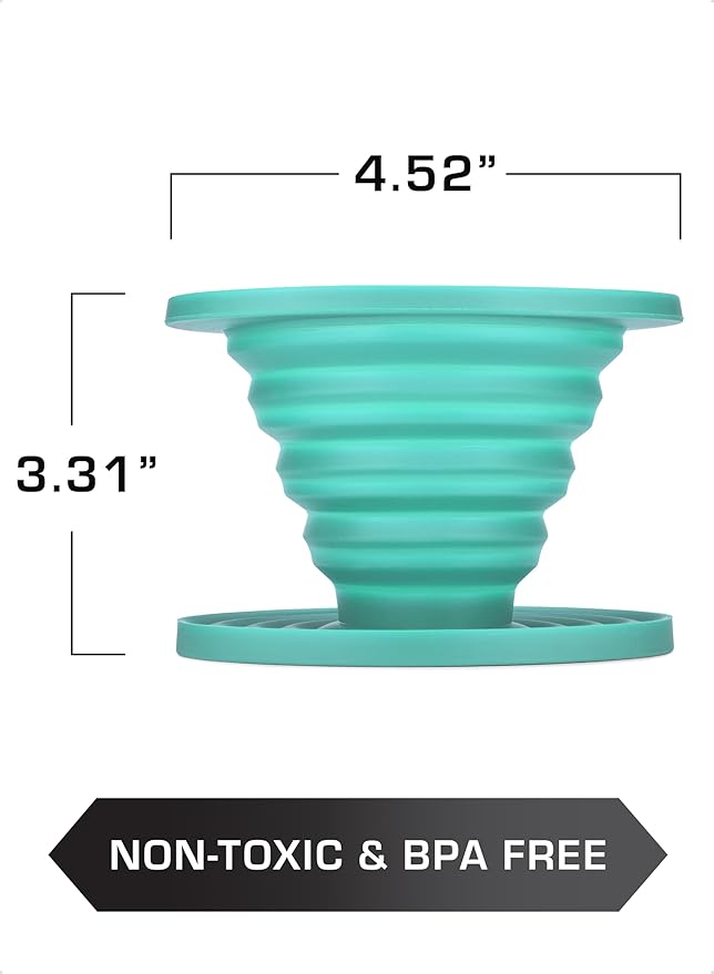 COLETTI Sierra Camping Pour Over Coffee Dripper ??Collapsible Pour Over Coffee Dripper ??Includes