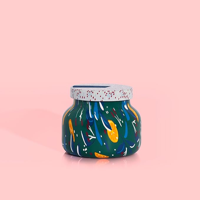 Capri Blue Volcano Candle - Pattern Play Holiday Candle - Petite Glass Jar Candle - Scented Candles