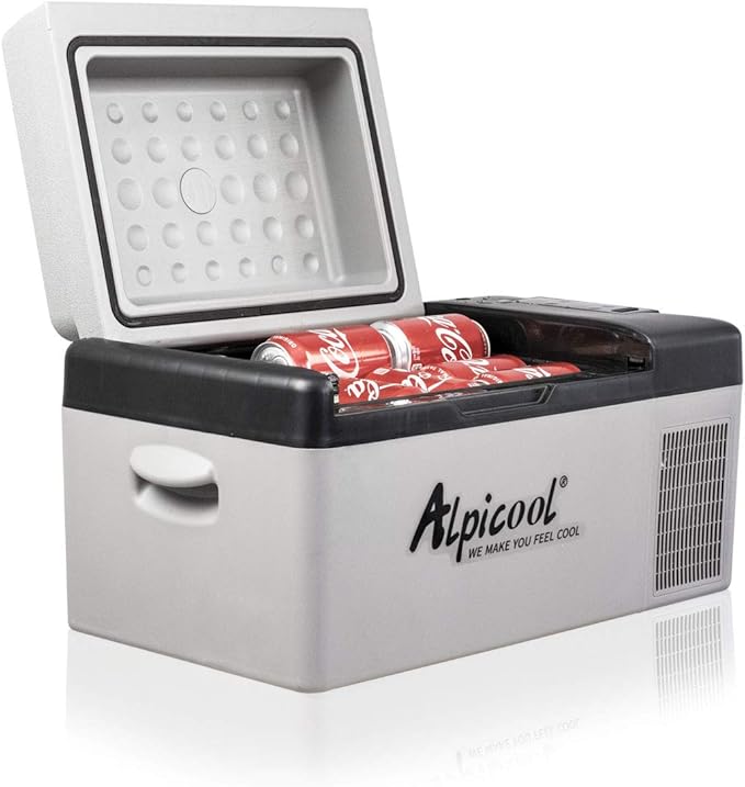 Alpicool C20 portable compressor fridge freezer 21Quart(20Liter) for car and home - 12V/24V DC and