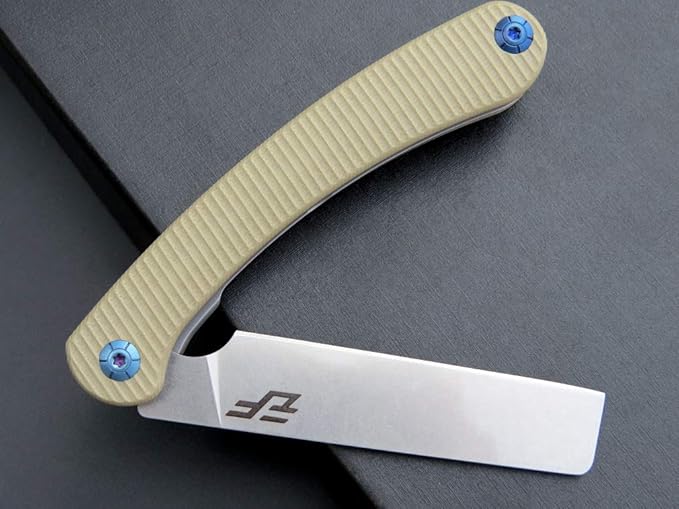 Eafengrow EF939 Folding Pocket Knife with D2 Steel Blade G10 Handle; EDC Pocket Folding Knife for