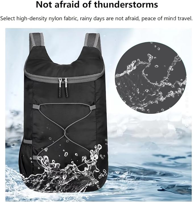 16L Lightweight Foldable Hiking-Backpack Small Packable-Daypack For Travel,Ultralight
