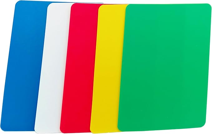 XANADU 15 Pack Plastic Poker Cut Cards Poker Size Casino Deck Cutting Cards with Smooth & Matte