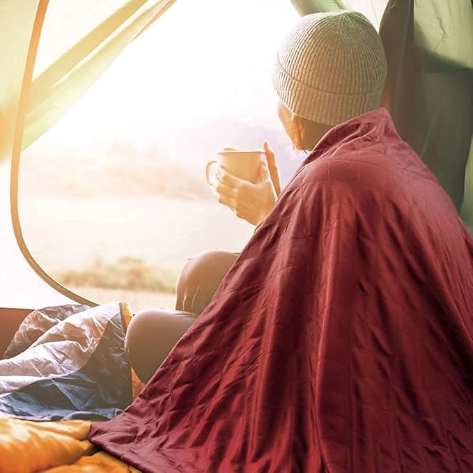 Forceatt Camping Blanket, 79" X 57" Large Outdoor Blanket, Sandproof, Waterproof for Outdoor