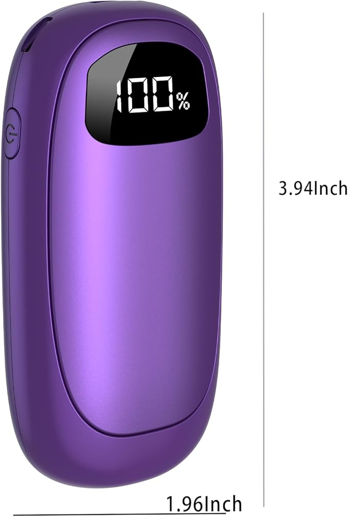Hand Warmers Rechargeable - Electric Hand Warmers, Max 20 Hrs Warmth 4 Levels Heat Up to 131??