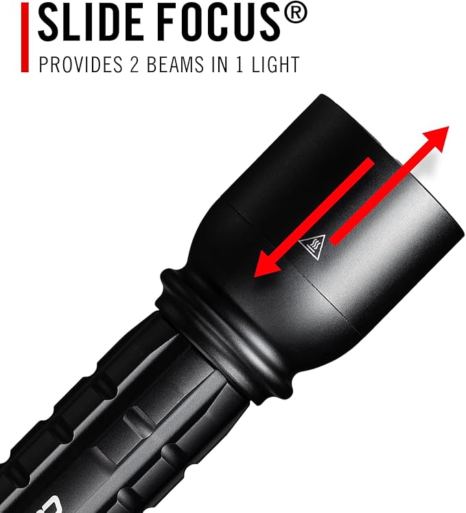 Coast XP14R 4500 Lumen USB-C Rechargeable LED Flashlight with Slide Focus®?¯and Pure Beam® Focusing