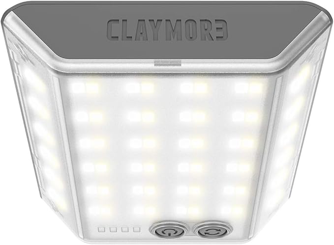 CLAYMORE 3Face Mini (Dark Gray) - Lightweight and Portable LED Area Light for Outdoors, Camping