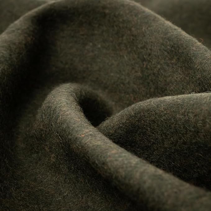 Arcturus Military Wool Blanket - Warm, Thick, Washable - Great for Outdoors, Camping, Stadium