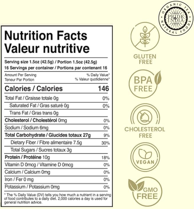 Pride Of India - Indian Split Yellow Mung Lentils - Protein & Fiber Rich Moong Dal, 1.5 Pound Jar